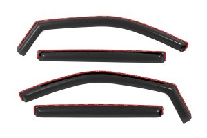 Chevrolet 2500HD Side Window Deflectors - Rough Country - In Channel Rain Guard - '19-'25
